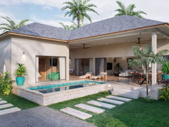 Villa 2 chambres lamai Projet Palm Trees Residence leasehold koh samui