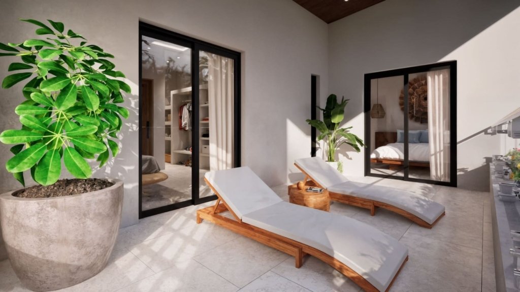 Extérieur d'une villa 3 chambres à vendre à Baan Dao, centre de Lamai, Koh Samui