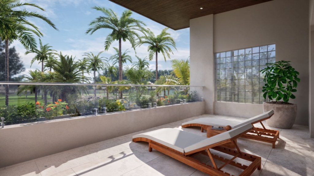 Terrasse couverte d'une villa 3 chambres à vendre à Baan Dao, Lamai, Koh Samui