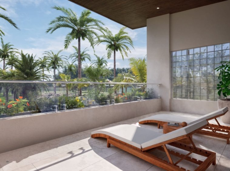 Terrasse couverte d'une villa 3 chambres à vendre à Baan Dao, Lamai, Koh Samui