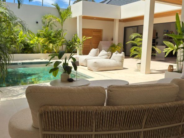 South West Villa à Lamai, Koh Samui — villa moderne 3 chambres en pleine propriété chanote avec piscine privée