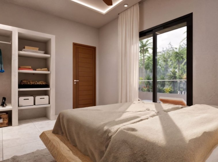 Chambre avec dressing d'une villa 3 chambres à Baan Dao, centre de Lamai, Koh Samui