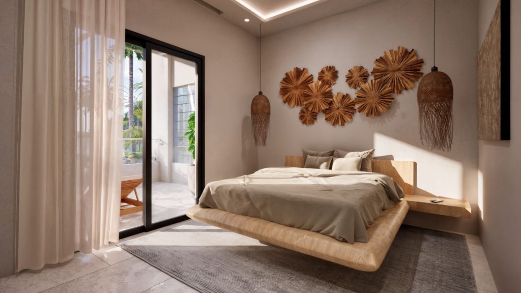 Chambre avec terrasse privée d'une villa 3 chambres à Baan Dao, Lamai, Koh Samui