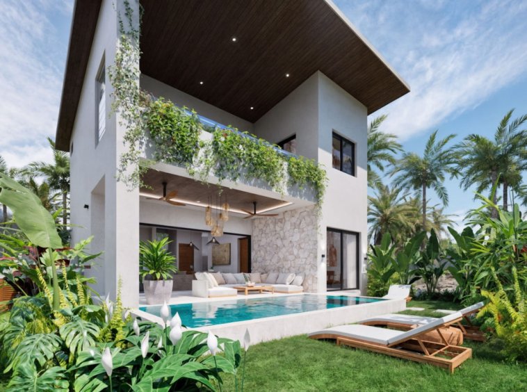 Villa 3 chambres avec piscine à vendre à Baan Dao, centre de Lamai, Koh Samui