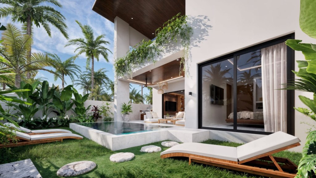 Villa 3 chambres avec jardin et piscine à vendre à Baan Dao, Lamai, Koh Samui
