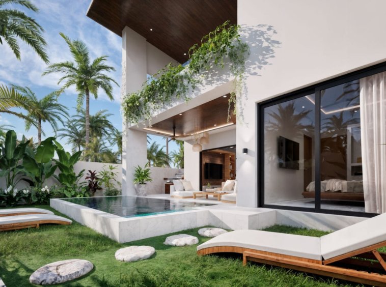 Villa 3 chambres avec jardin et piscine à vendre à Baan Dao, Lamai, Koh Samui