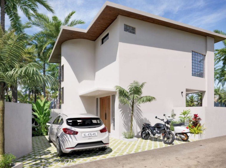 Villa 3 chambres avec parking privé à vendre à Baan Dao, centre de Lamai, Koh Samui