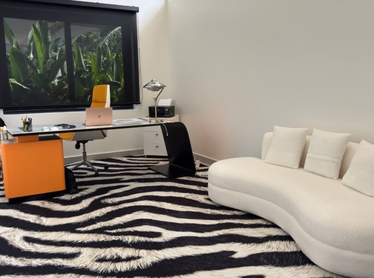 Bureau lumineux de la Villa Zola à Lamai, Koh Samui