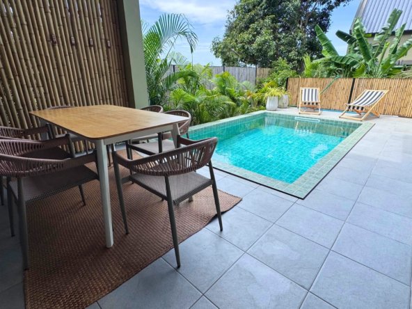 Villa Il Segreto à Lamai, Koh Samui, villa 2 chambres en leasehold avec piscine privée et terrasse