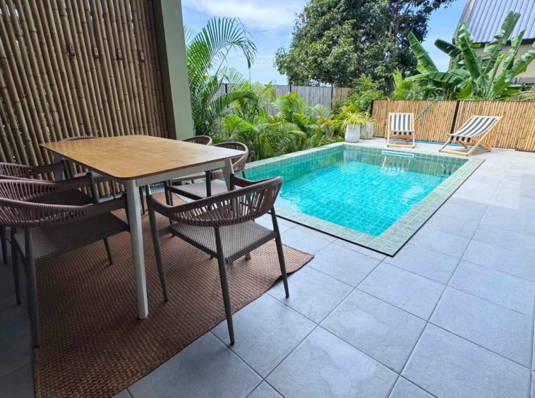 Villa Il Segreto à Lamai, Koh Samui, villa 2 chambres en leasehold avec piscine privée et terrasse