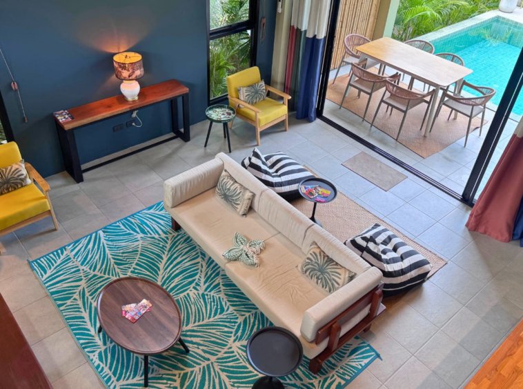 Villa Il Segreto à vendre à Lamai, Koh Samui, vue extérieure et piscine