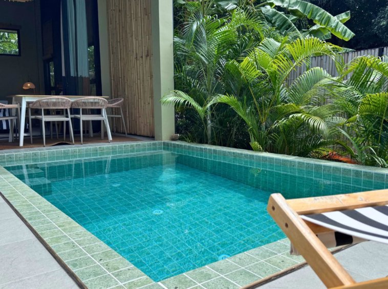 Piscine privée de la Villa Il Segreto à Lamai