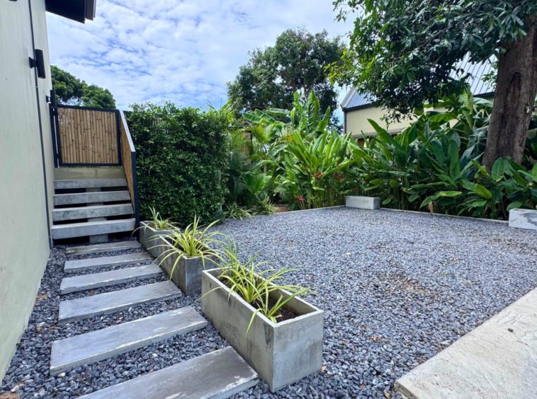 Accès à la Villa Il Segreto à Lamai