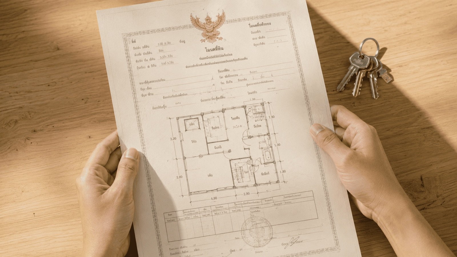 Titre de propriété Or Chor 2 d'un appartement en copropriété