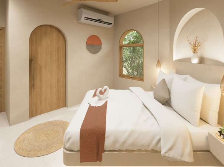 Rendu 3D de la seconde chambre de la Villa Coco 3