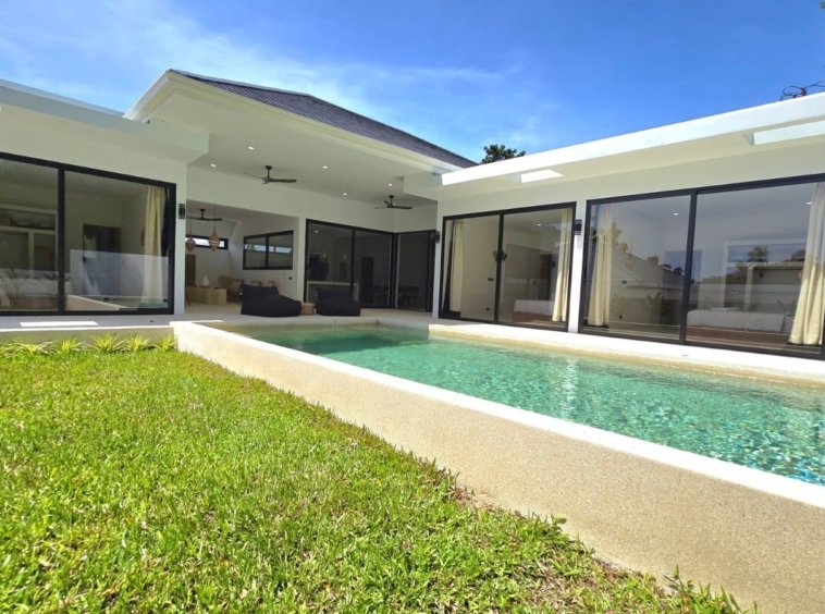 Villa Ankaa, villa neuve de 3 chambres avec piscine privée et jardin à Bophut, Koh Samui