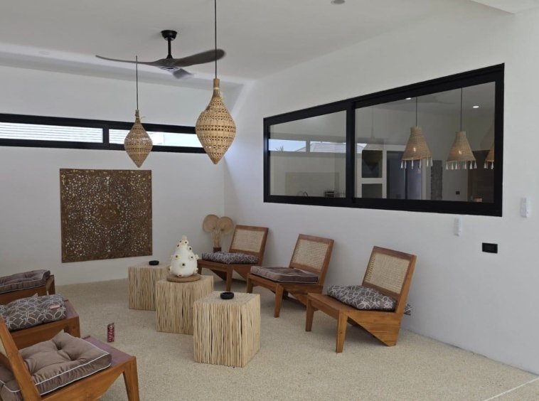 Salon extérieur de la Villa Ankaa
