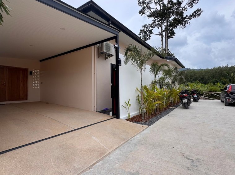 Parking couvert de la Villa Chana 2 chambres